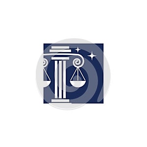 justice law Logo Template