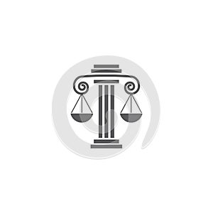 justice law Logo Template