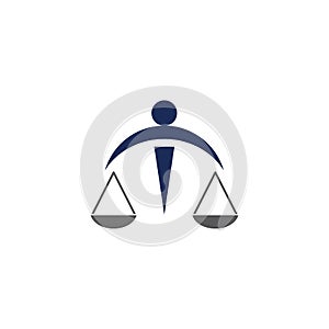 justice law Logo Template