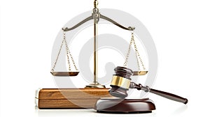 Justice Scales and Gavel