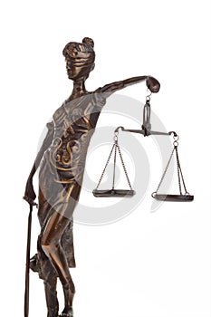 Justice with scales for Law and Justice