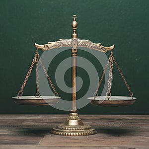 Justice scales person seeks fairness, standing for equality and rights