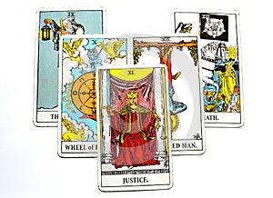 Justice Tarot Card Court and Law, Legalities, Contracts, Documents