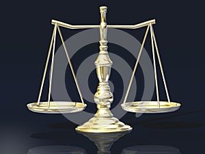 Justita's Scale, front