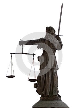 Justitia - from the rear