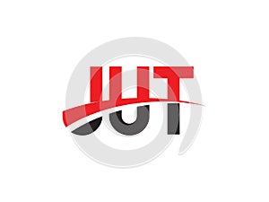 JUT Letter Initial Logo Design Vector Illustration