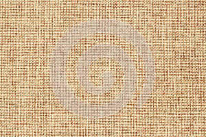 Jute hessian sackcloth canvas woven texture, pattern background in light brown color