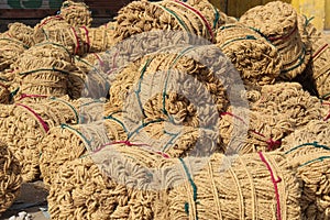 Jute is a long, soft, shiny vegetable fiber that can be spun into coarse, strong threads in asian countries