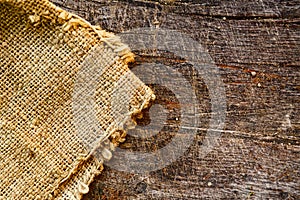 Jute and old wood