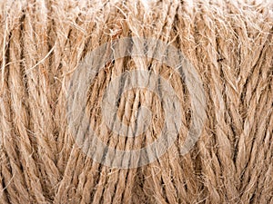 Jute twine closeup