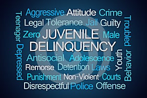 Juvenile Delinquency Word Cloud