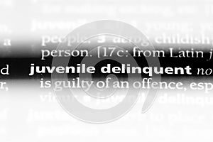 juvenile delinquent