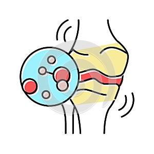 juvenile idiopathic arthritis color icon vector illustration photo