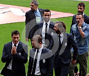 Juventus Players in Suits