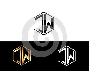 JW letters linked with hexagon shape logo