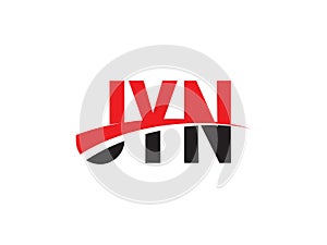 JYN Letter Initial Logo Design Vector Illustration