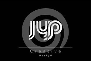 JYP Creative Unique Modern Letter Logo Design