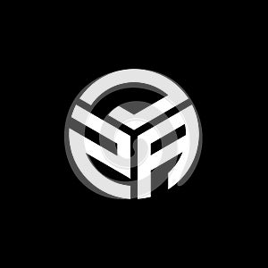 JZA letter logo design on black background. JZA creative initials letter logo concept. JZA letter design