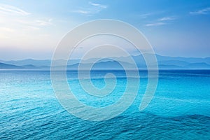 4K Beautiful Blue Gradient Background with Noise