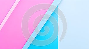 a close up of a pink and blue triangle photo