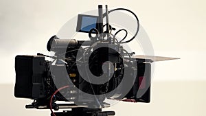 4K high defination video camera with tripod.