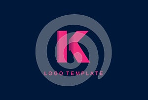 K Letter Logo Design Vector
