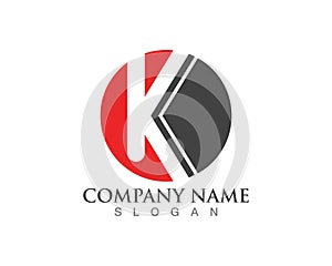 K Letter logo vector icon
