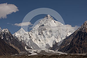 K2, second highest Peak karakorum baltoro Skardu Gilgit Baltistan Pakistan photo