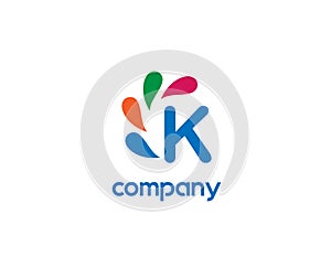 K letter logo