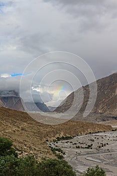 K2 trekking trail terrain, Karakoram range, Pakistan, Asia photo
