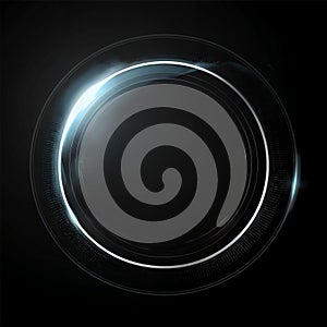 4K ultra-clear dynamic light circle effect photo