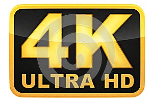 4k ultra hd logo photo