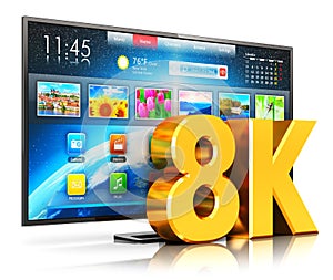 8K UltraHD smart TV photo