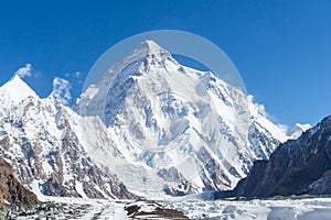 K2 mountain peak, K2 trekking, Pakistan, Asia