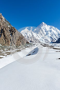 K2 mountain peak, K2 trekking, Pakistan, Asia