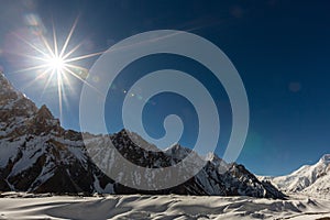 K2 mountain peak, K2 trekking, Pakistan, Asia