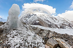 K2 mountain peak, K2 trekking, Pakistan, Asia