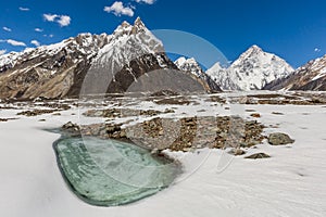 K2 mountain peak, K2 trekking, Pakistan, Asia