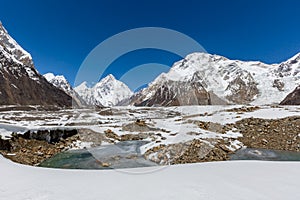 K2 mountain peak, K2 trekking, Pakistan, Asia