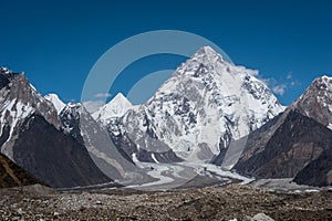 K2 mountain peak, second highest mountain in the world, K2 trek,