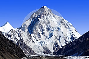K2 peak in the Karakoram range
