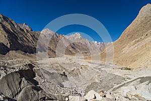 K2 trekking route landscape and Baltoro glacier, Skardu, Gilgit, Pakistan