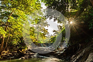 Ka Ang Water Fall small size waterfall ,Nakhon Nayok,Thailand