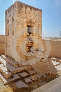 Ka ba-ye Zartosht or tower of Zoroaster in Iran