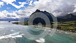 Ka'a'awa Beach & Ka'a'awa Valley Mountain Coastline