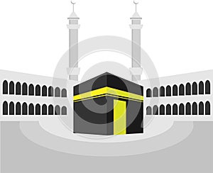 Kaaba mecca illustration
