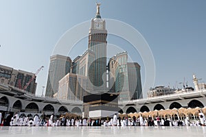 Kaaba in Mecca in Saudi Arabia Editorial