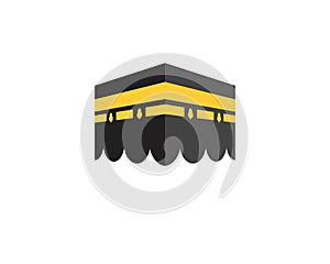 kaaba vector illustration icon