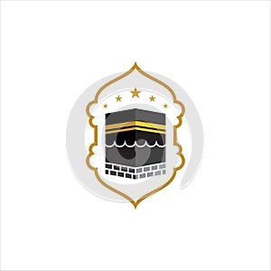 kaaba vector illustration icon