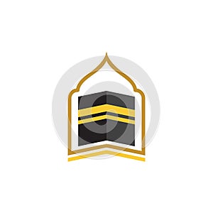 kaaba vector illustration icon